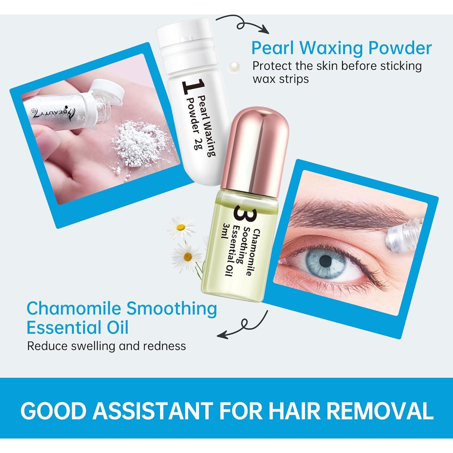 Ceras Depilatorias para Cejas Beauty7 para Hombres 24 Unidades