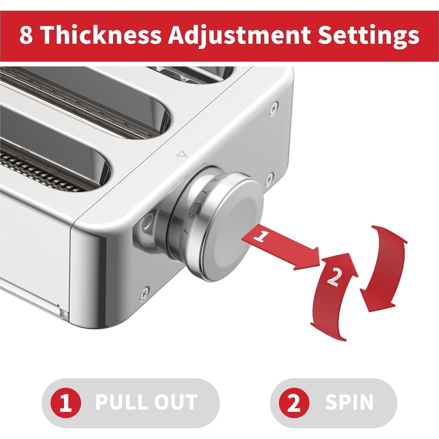 Accesorio Hacedor de Pasta 3 en 1 Mavouse para KitchenAid