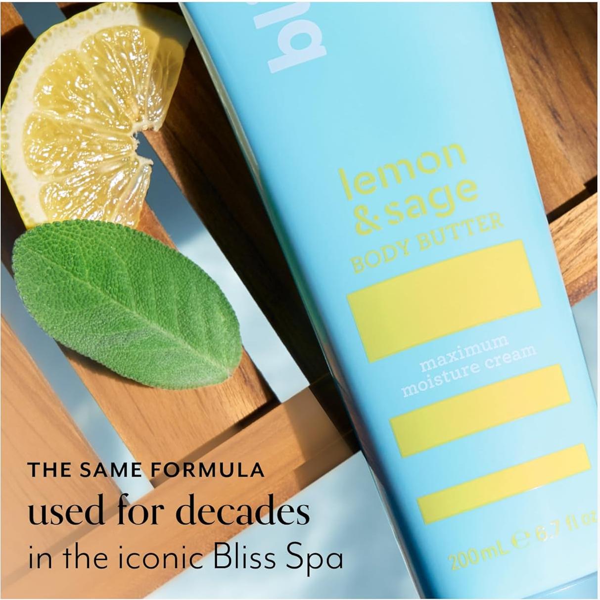 Manteca Corporal Bliss Limón y Salvia 198 ml Hidratante