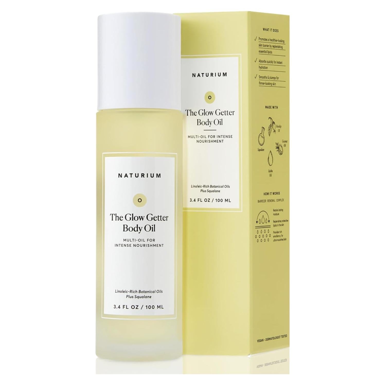 Aceite Corporal Naturium Glow Getter 96 ml Hidratante Vegano