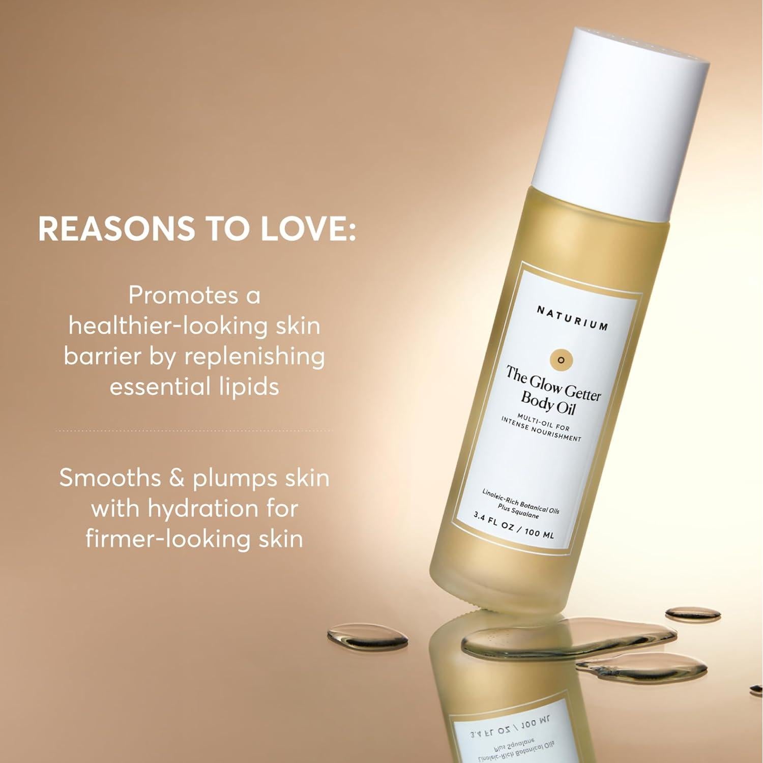 Aceite Corporal Naturium Glow Getter 96 ml Hidratante Vegano