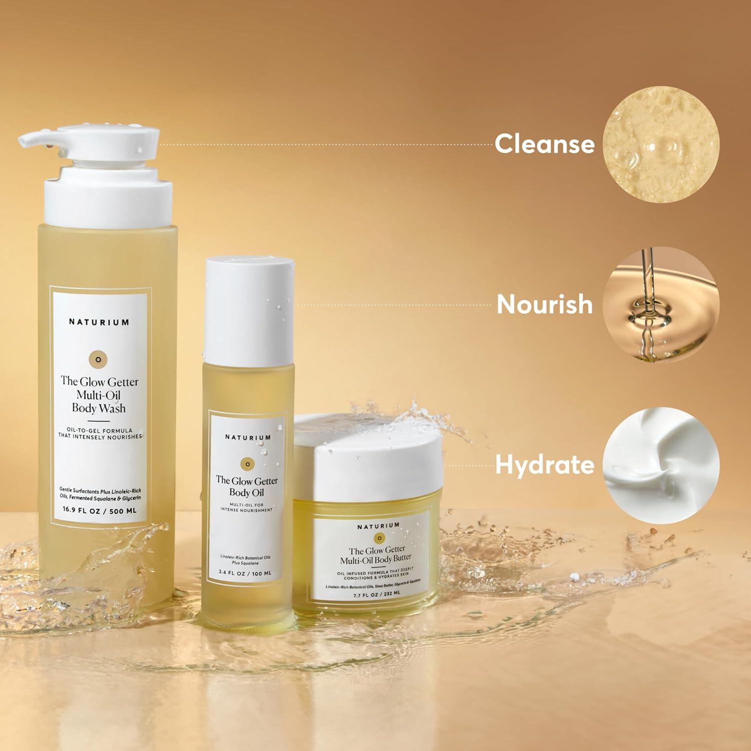 Aceite Corporal Naturium Glow Getter 96 ml Hidratante Vegano