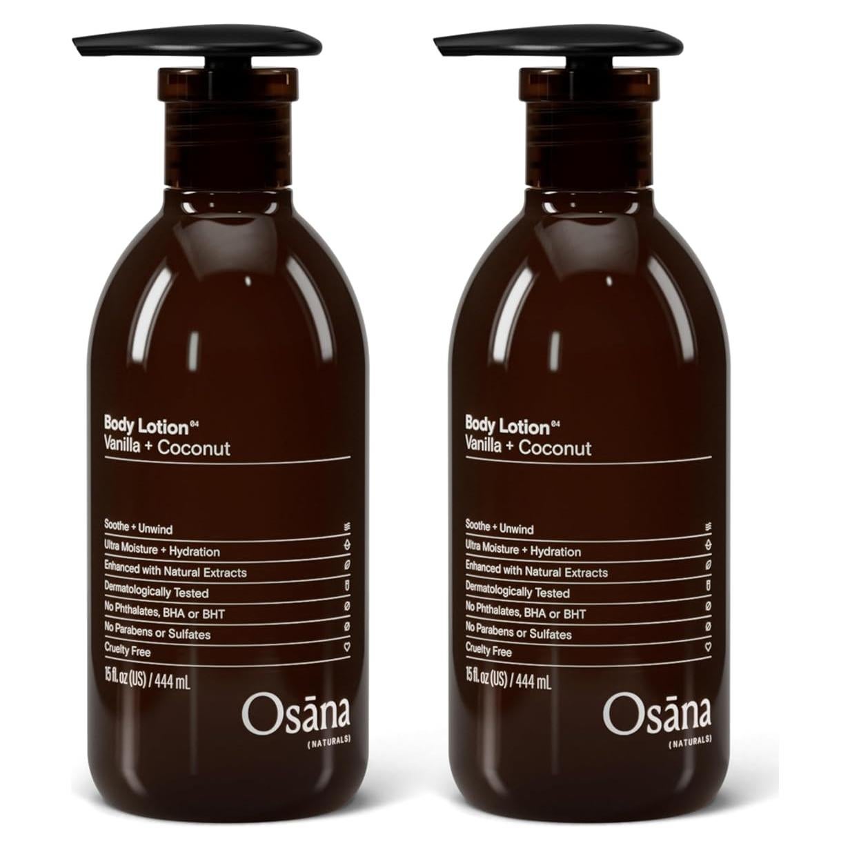 Loción Corporal Osana Hidratante 425g Vainilla y Coco Doble