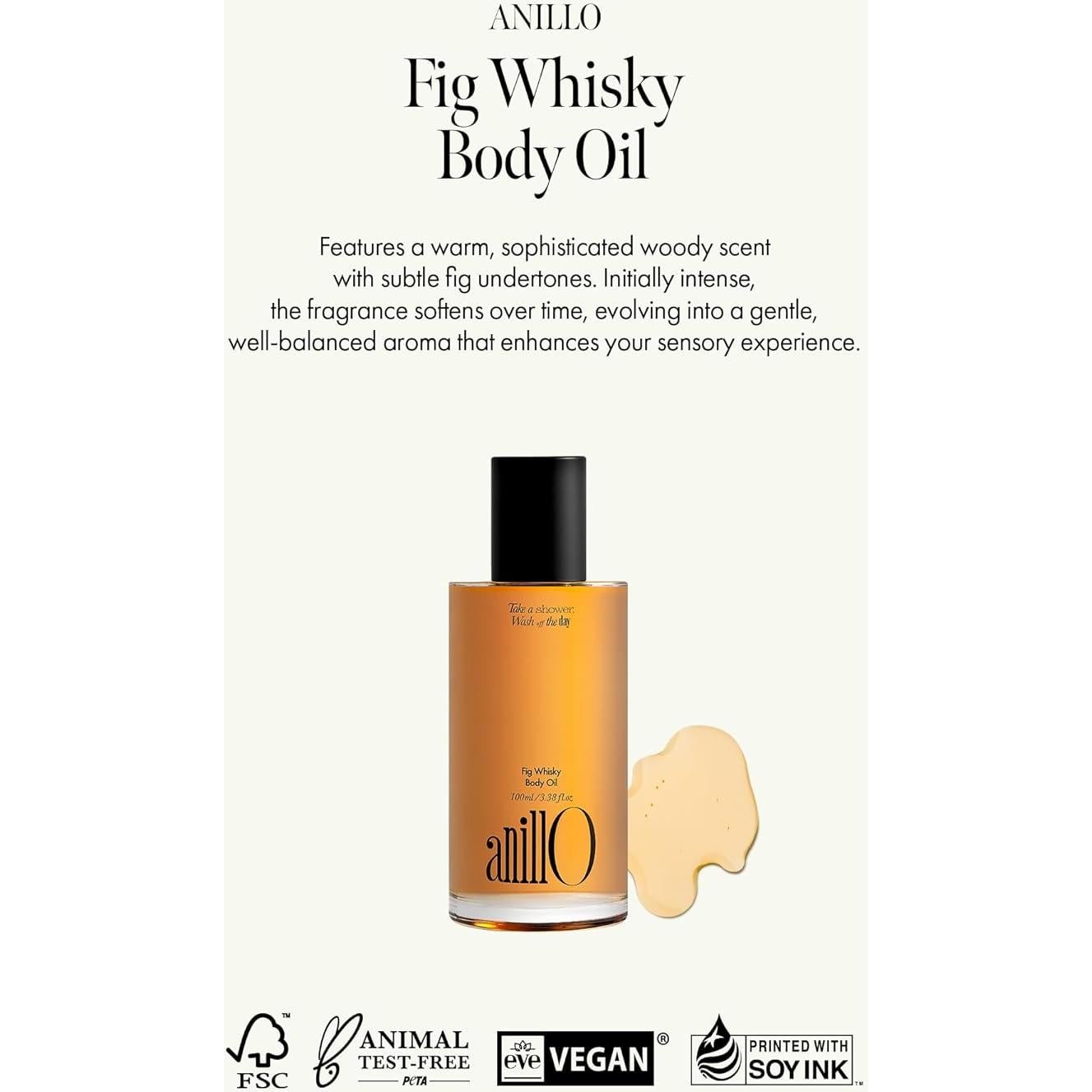 Aceite Corporal Hidratante Higo - Rápida Absorción 100 ml