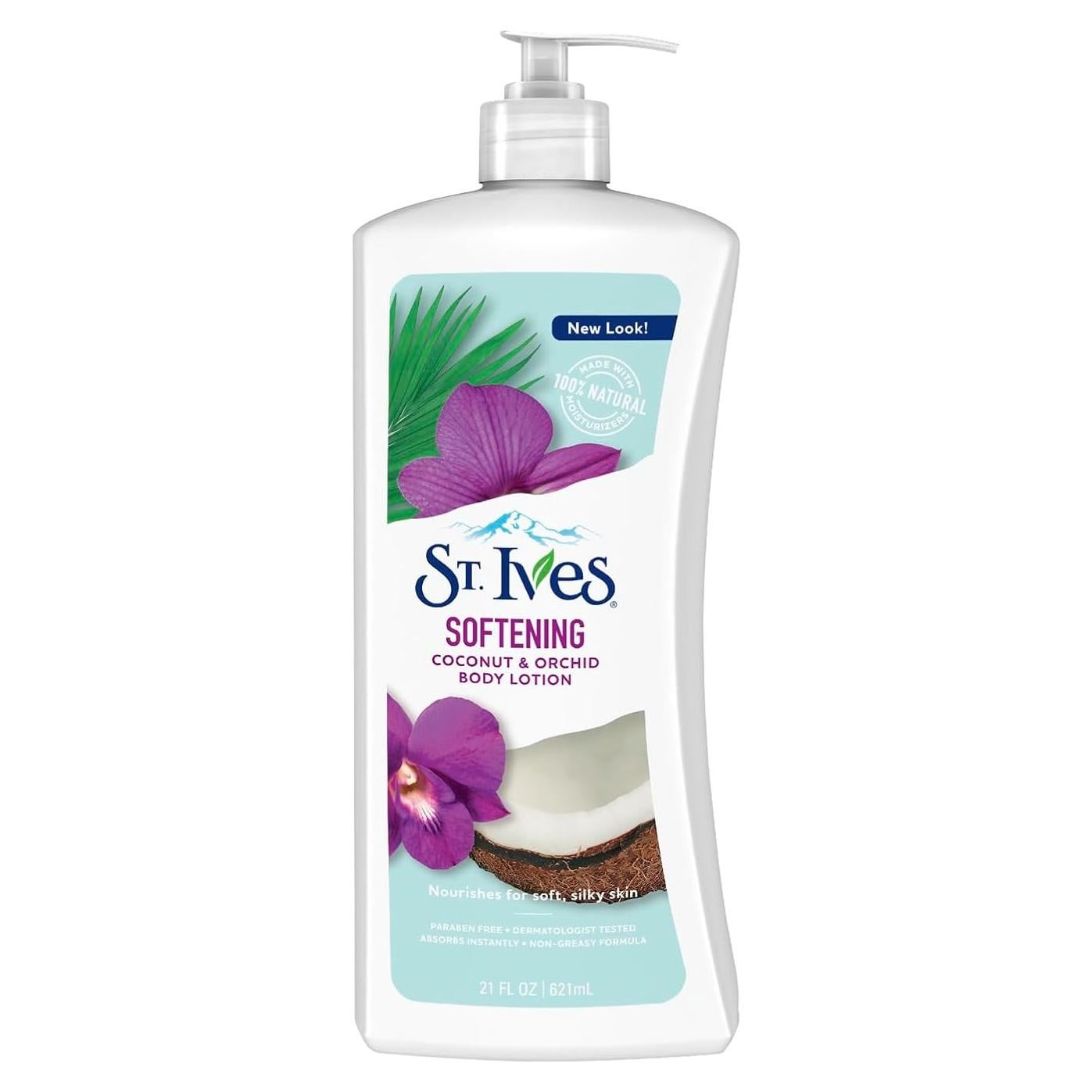 Loción Corporal Suavizante St. Ives Coco y Orquídea 621 ml