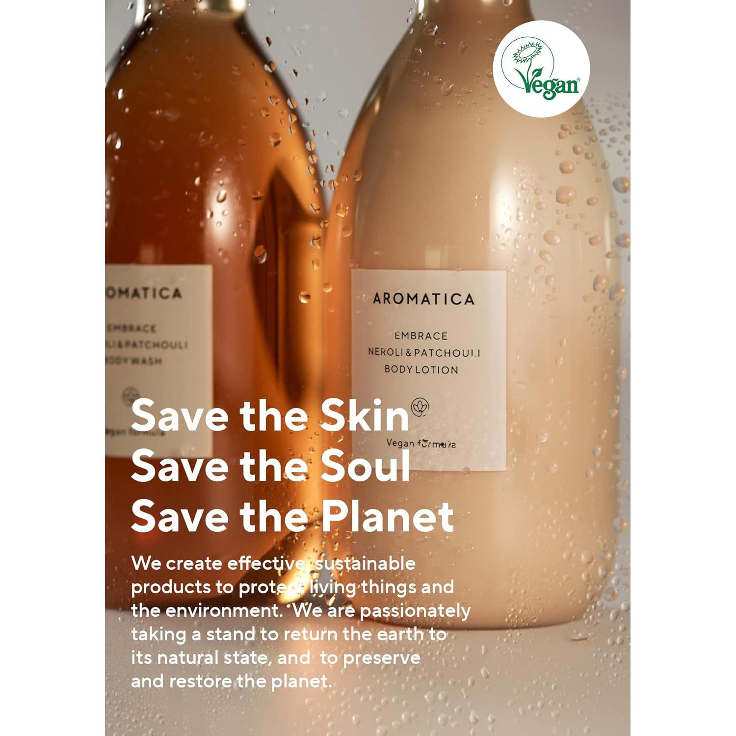 Loción Corporal AROMATICA Embrace 300ml Vegana Neroli Pachulí