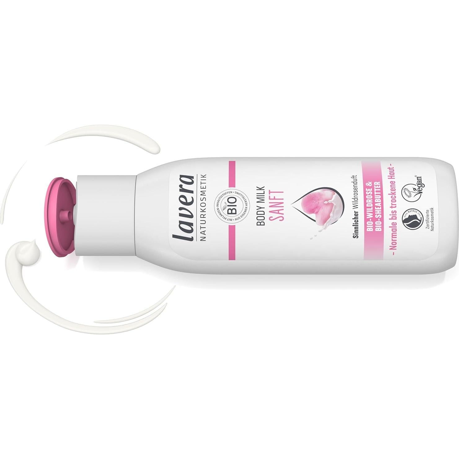 Loción Corporal Lavera Gentle 200ml Rosa Silvestre Karité