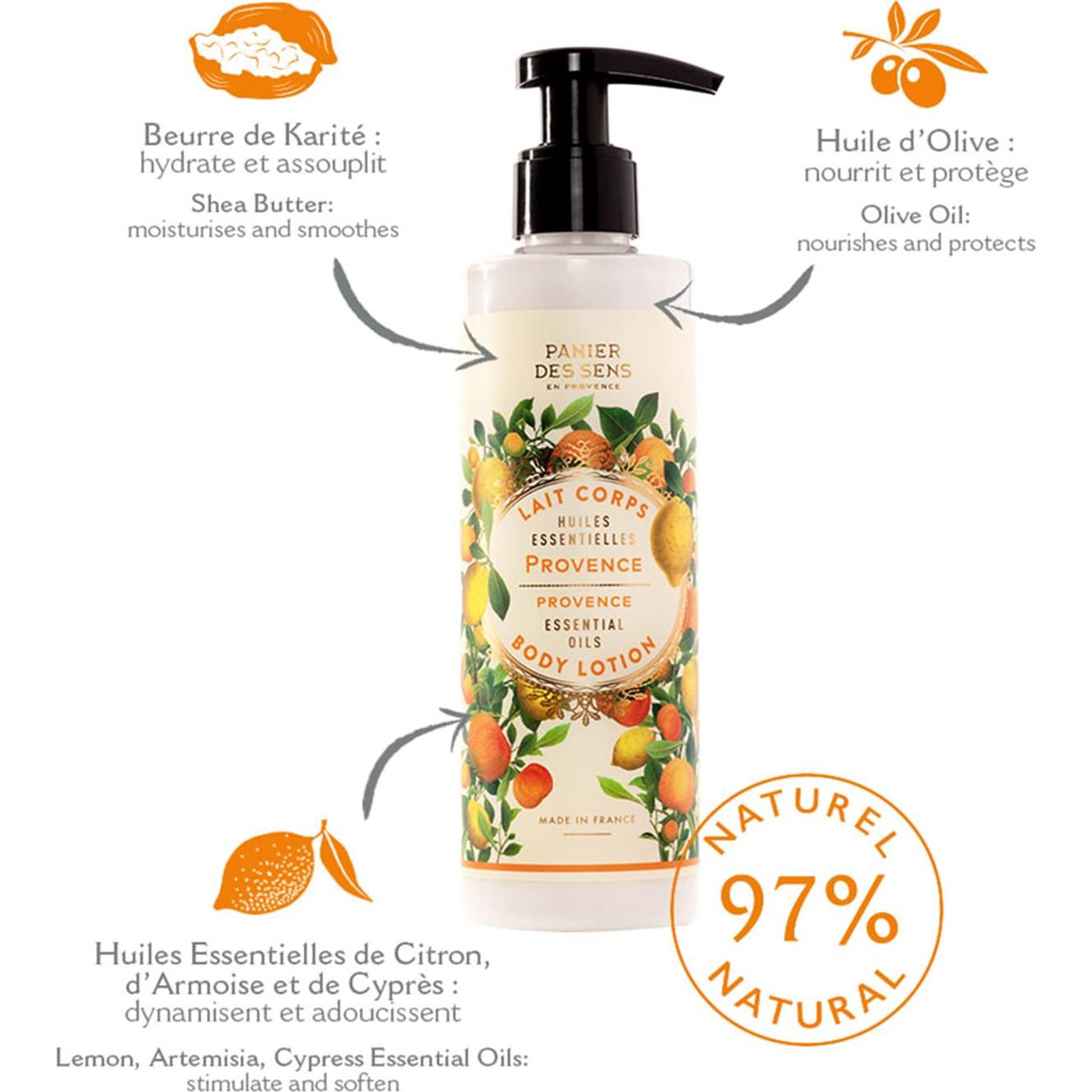 Loción Hidratante para Manos y Cuerpo Panier des Sens 250ml