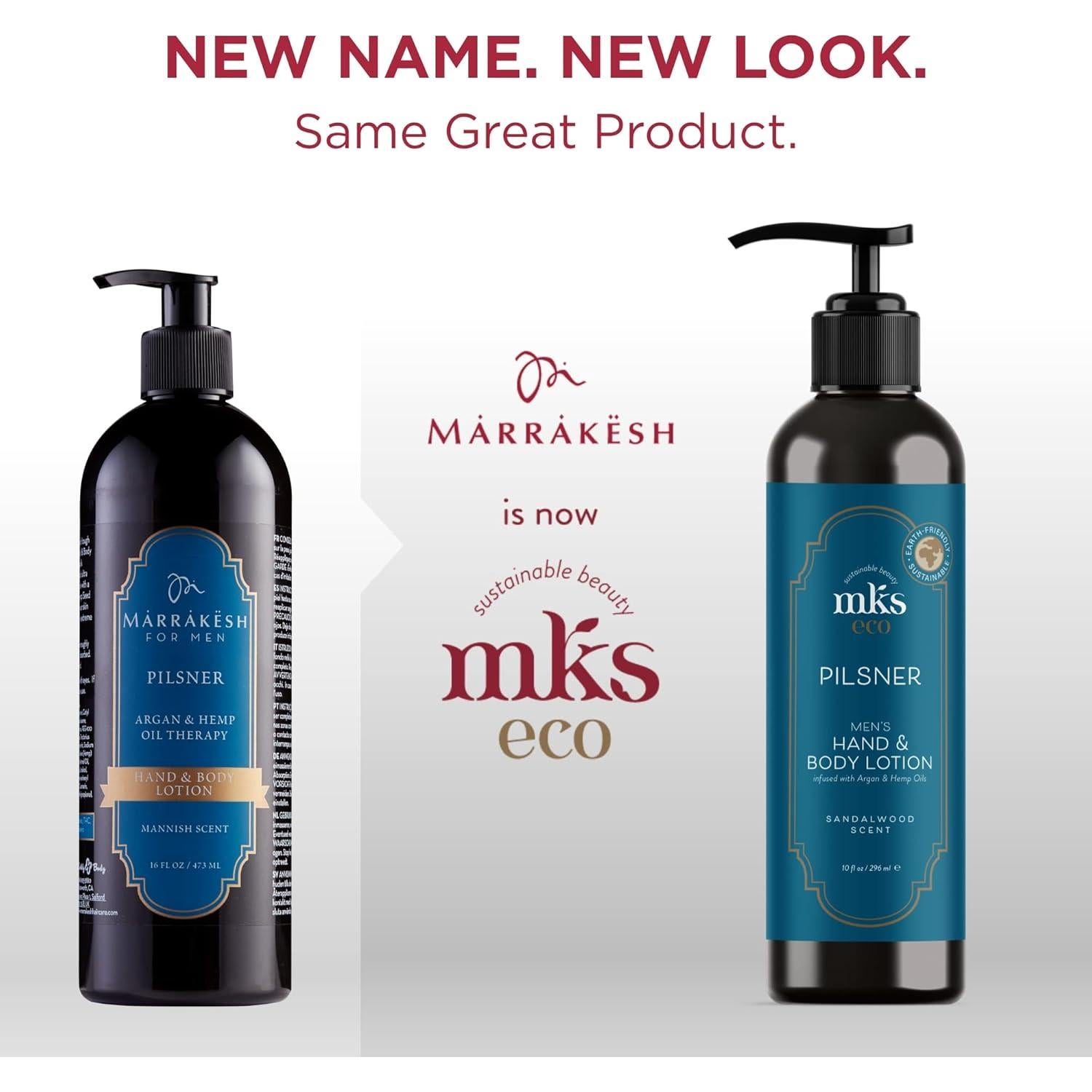 Loción Hidratante para Hombres MKS Eco Pilsner 284ml Sándalo