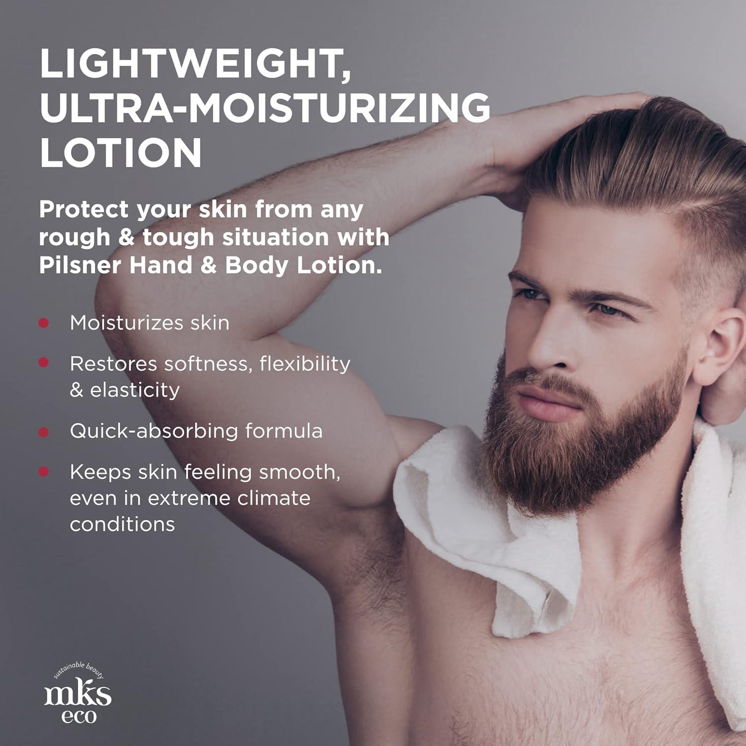 Loción Hidratante para Hombres MKS Eco Pilsner 284ml Sándalo