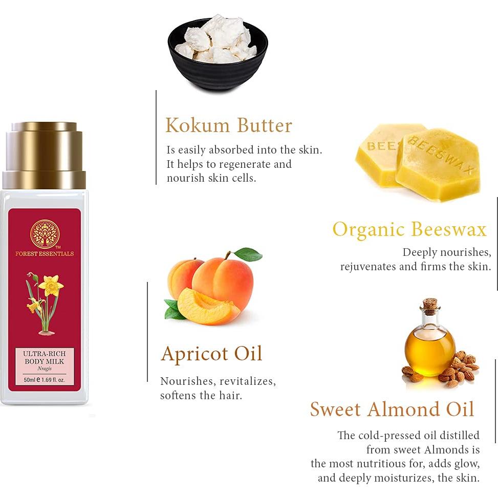 Leche Corporal Ultra Rica Nargis Forest Essentials 50ml