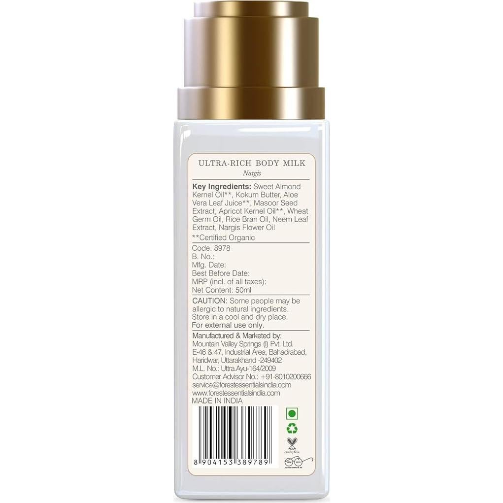 Leche Corporal Ultra Rica Nargis Forest Essentials 50ml