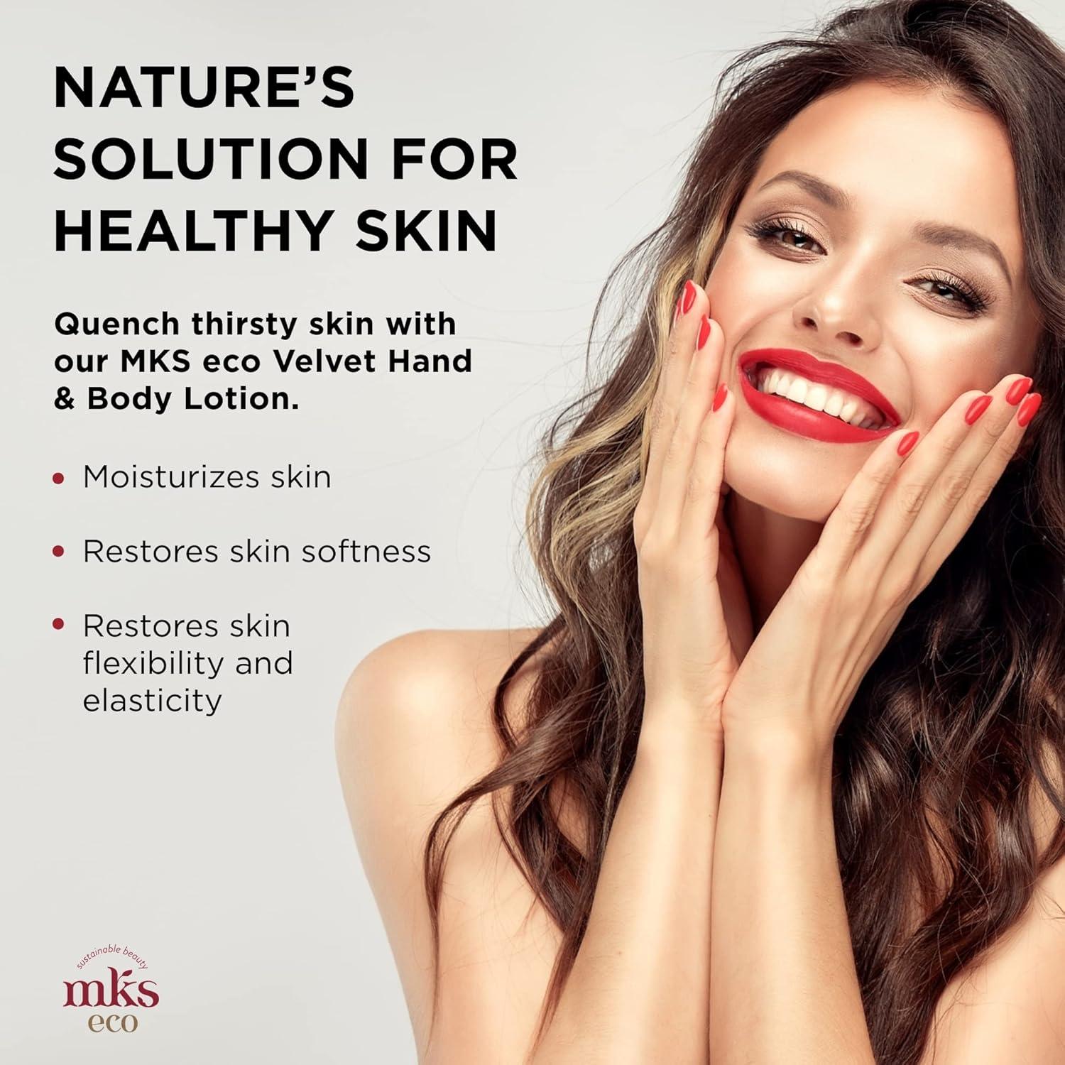 Loción para Manos y Cuerpo MKS Eco Velvet 300ml - Vegana