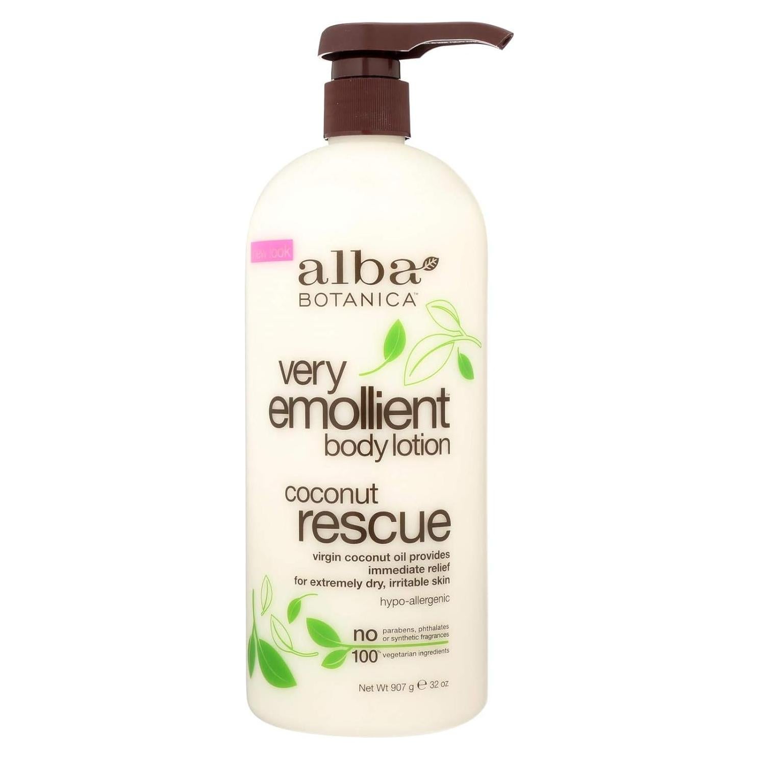 Loción Corporal Emoliente Alba Botanica Coco 946 ml