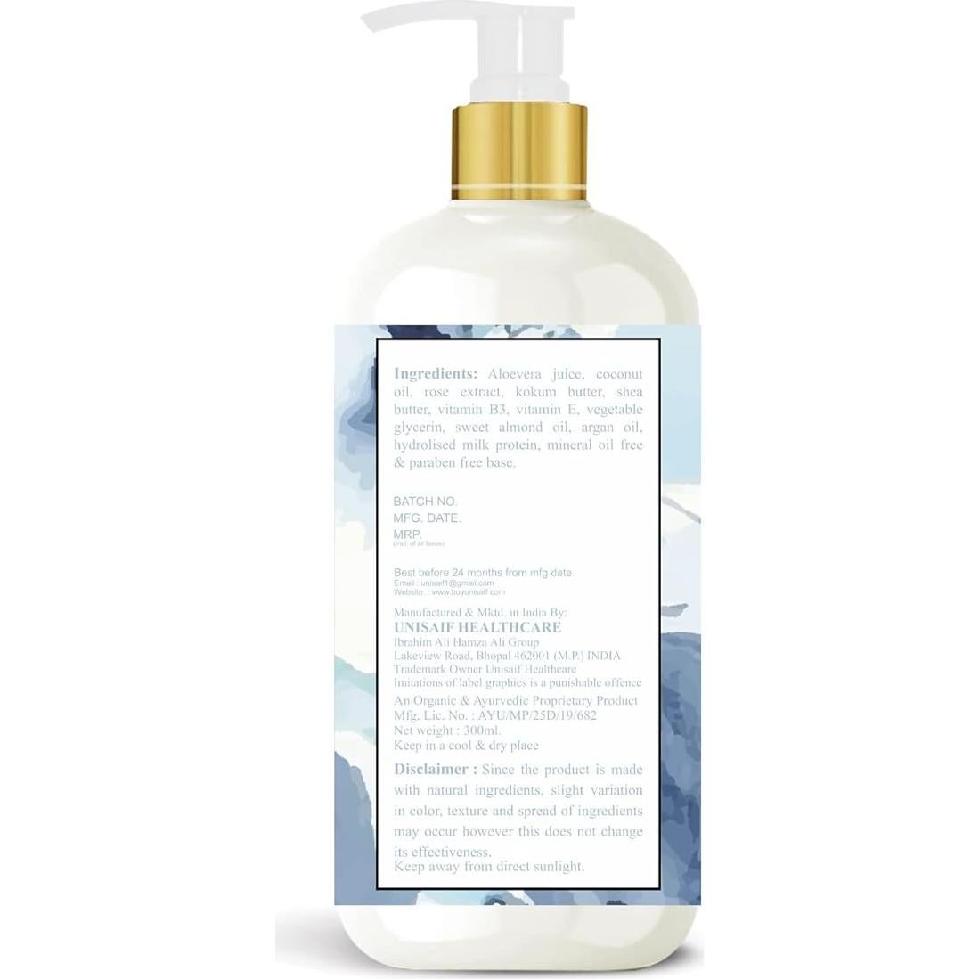 Loción Corporal Hidratante Unisaif 300ml Piel Seca