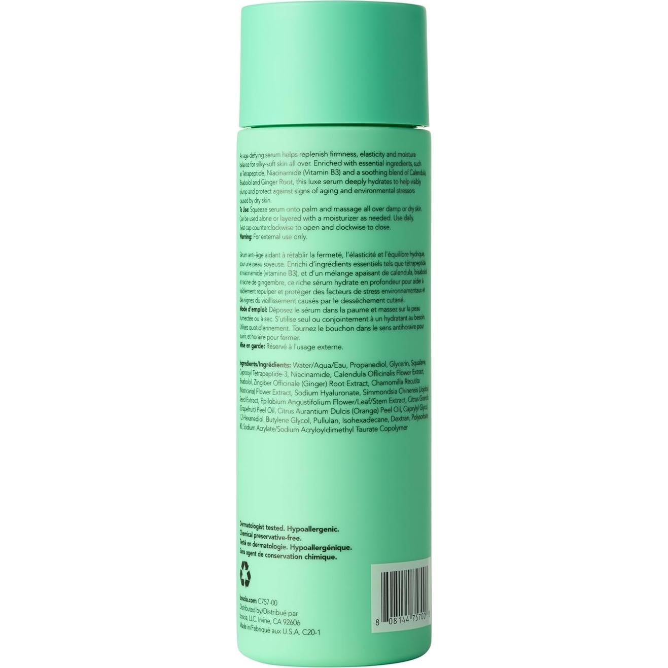 Suero Corporal Reafirmante Boscia 250ml Antienvejecimiento