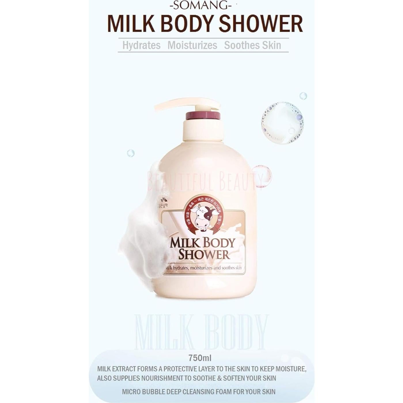 Set de Ducha Corporal y Loción Somang 750ml + 500ml