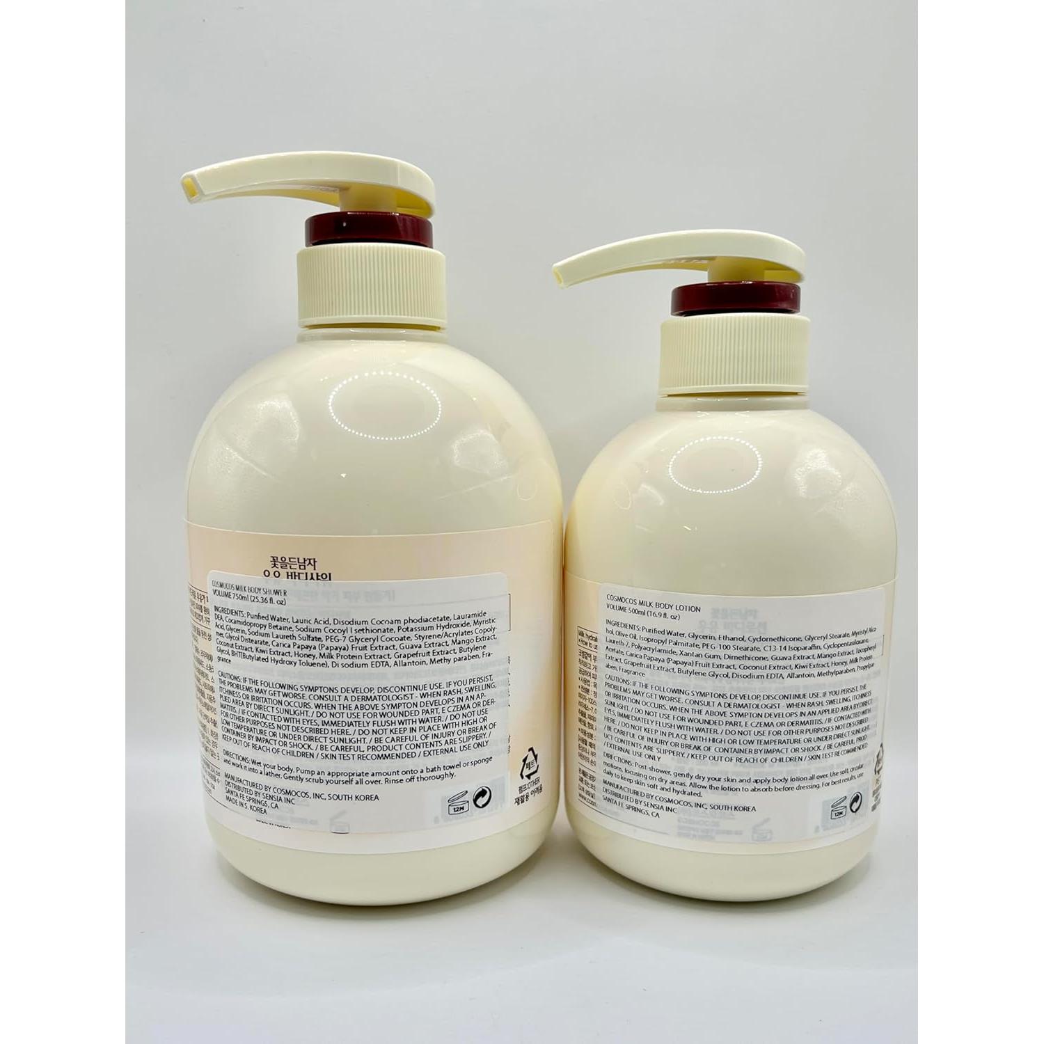 Set de Ducha Corporal y Loción Somang 750ml + 500ml