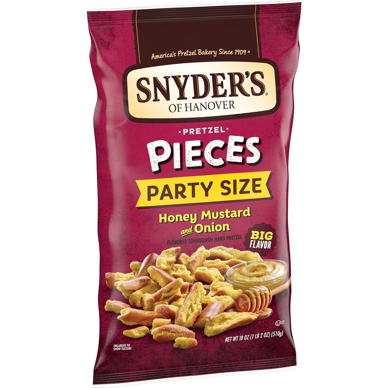 Pretzels Snyder's Mostaza Dulce y Cebolla 510 g Fiesta