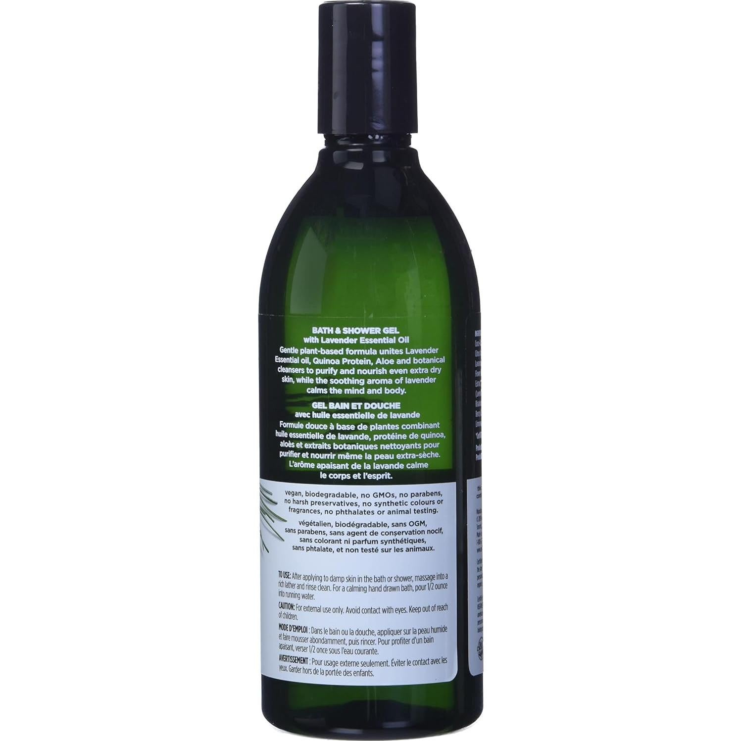 Gel de Baño y Ducha Avalon Orgánico Lavanda 340 g