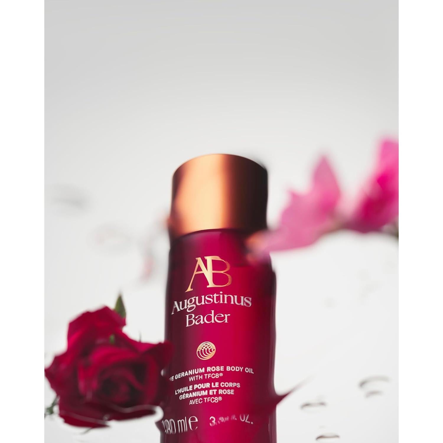 Aceite Corporal Geranio Rosa Augustinus Bader 14.5cm