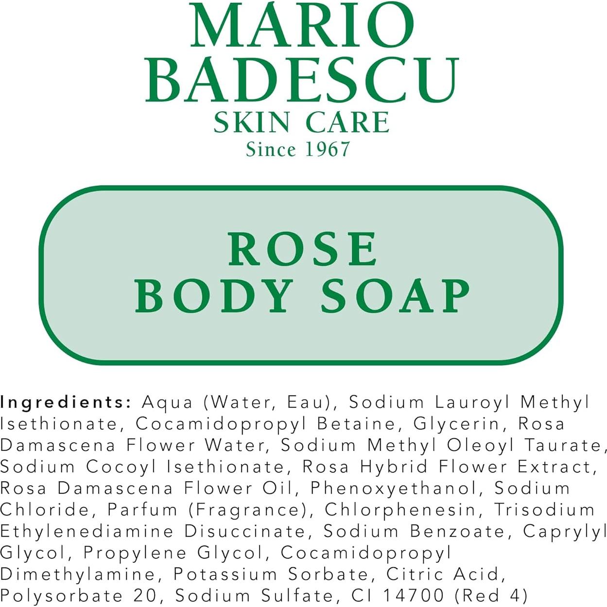 Jabón Corporal Mario Badescu Rosa 236 ml Hidratante