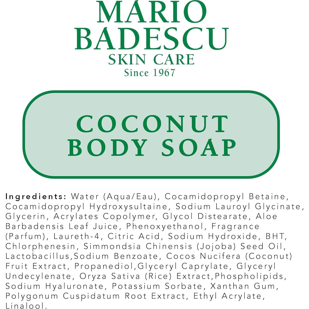 Jabón Corporal Mario Badescu Coco 295 g Gel de Ducha