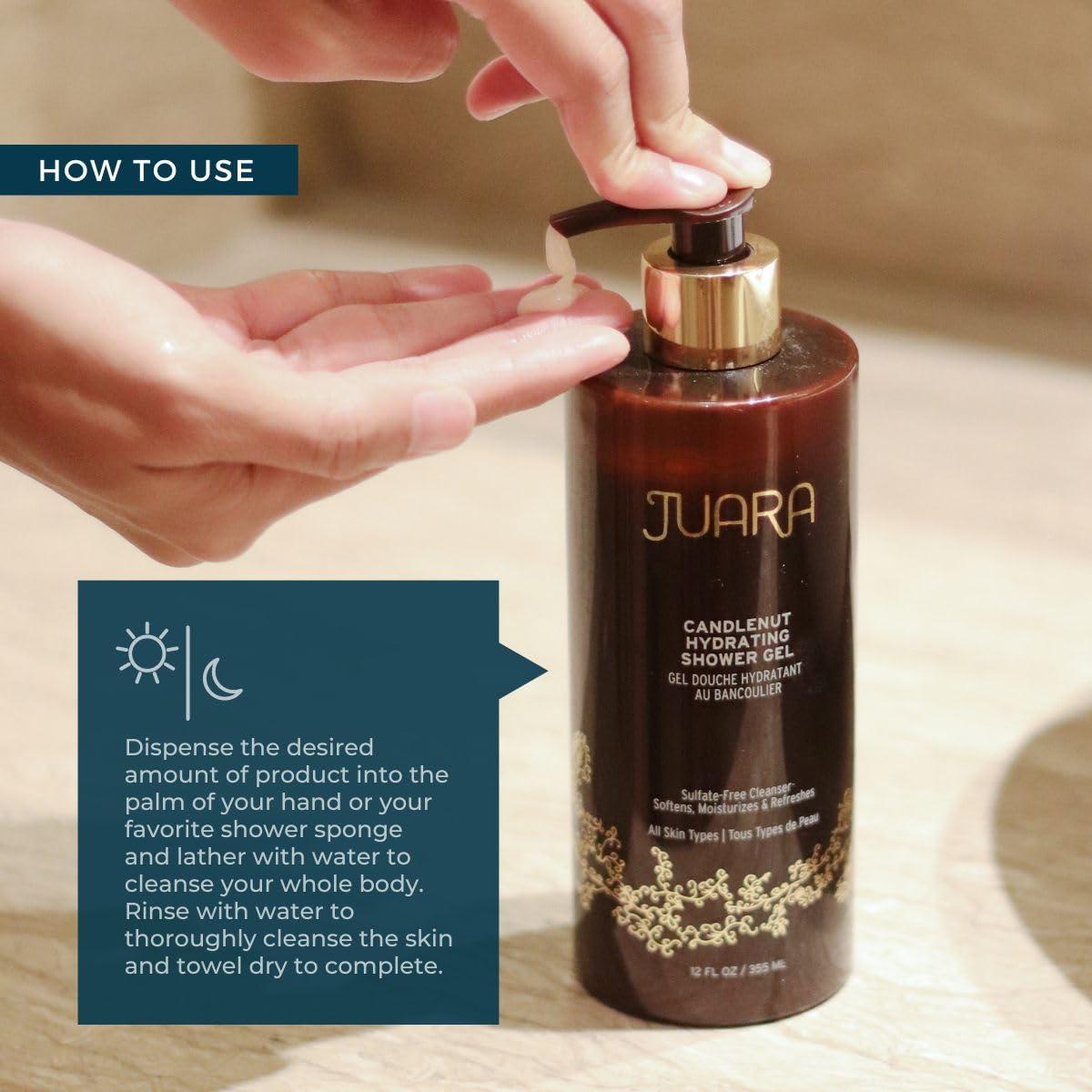 Gel de Ducha Hidratante Juara Candlenut 340 g - Jabón Natural