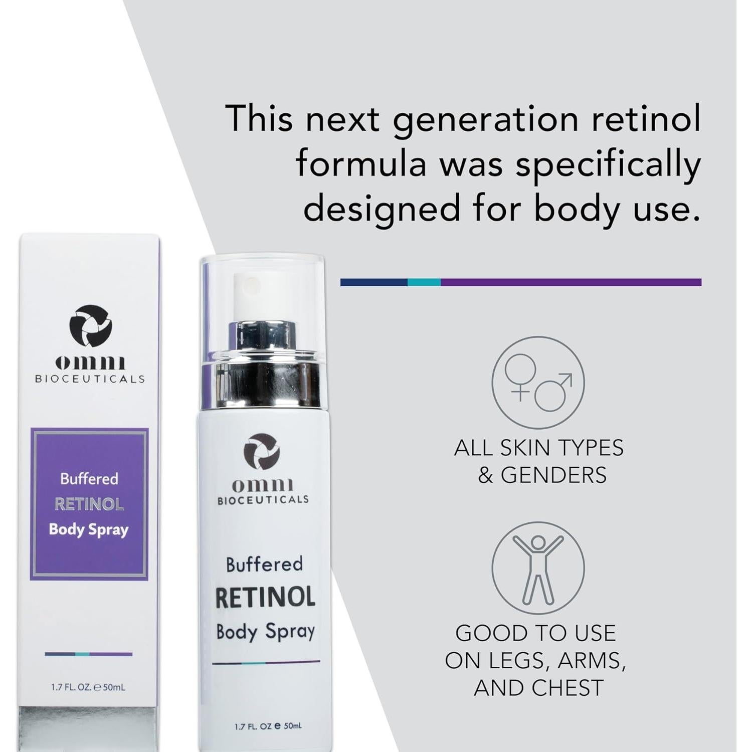 Spray Corporal de Retinol Bufferizado Omni Bioceuticals 50 ml