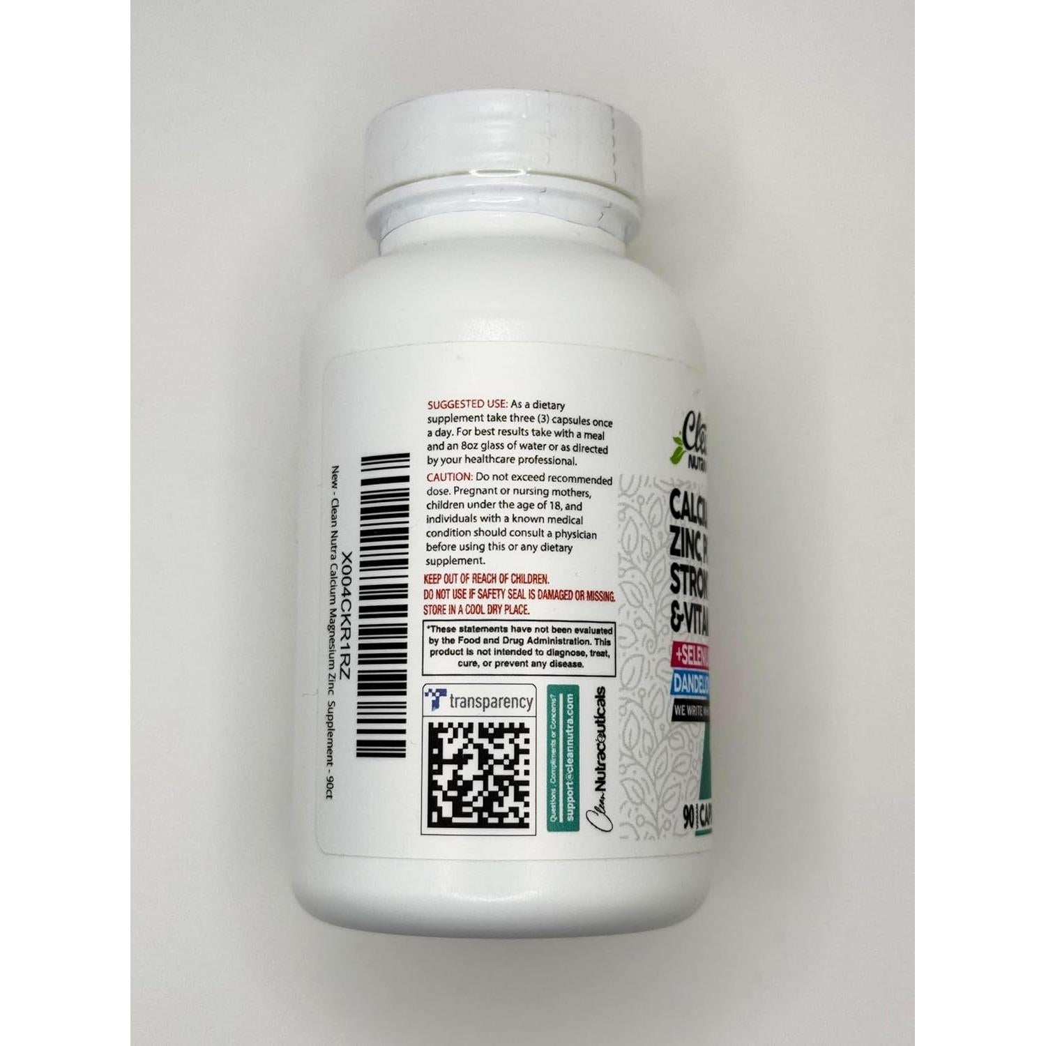 Suplemento Osteo Defend Clean Nutraceuticals 1200 mg Calcio