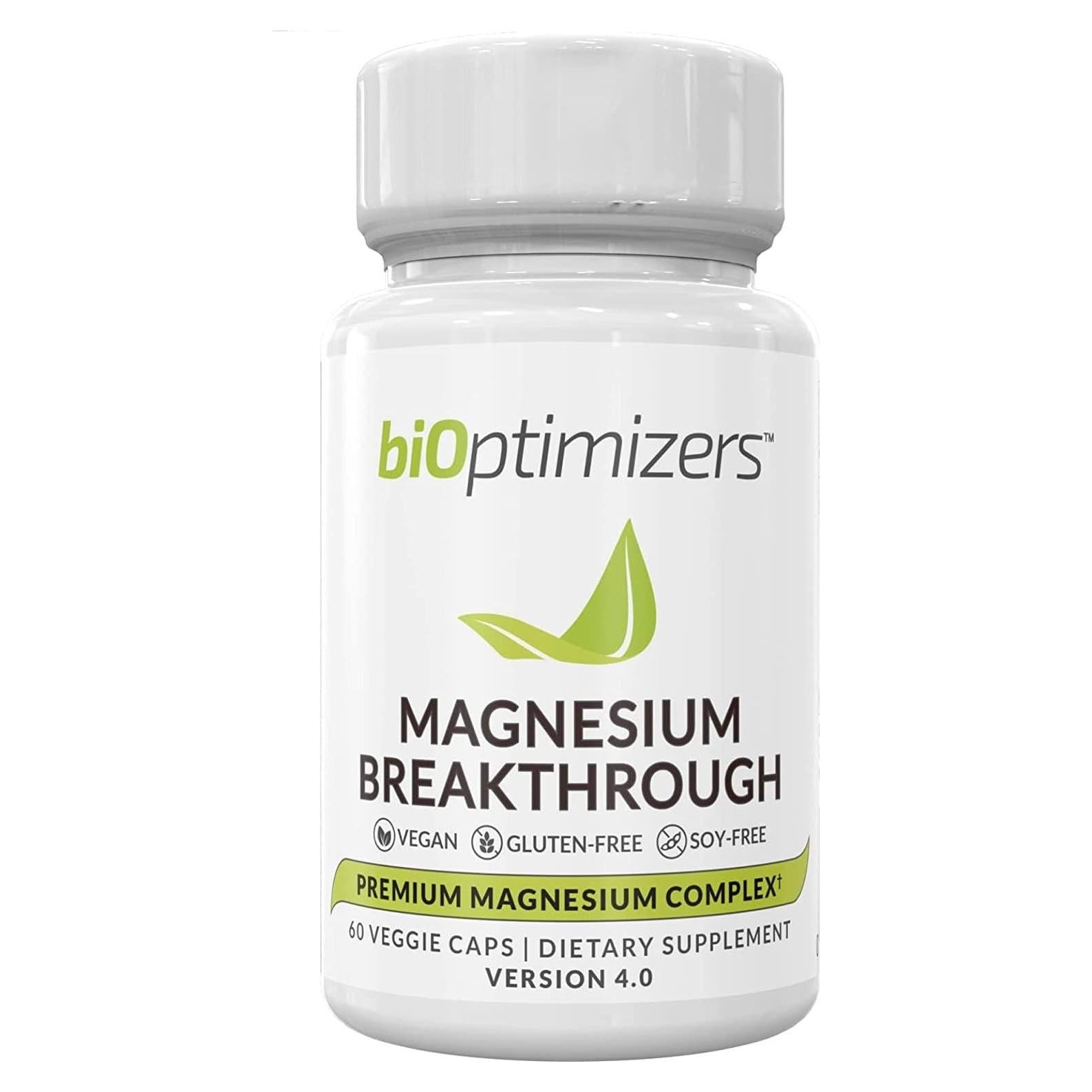 Suplemento de Magnesio BiOptimizers 60 Cápsulas - 7 Formas