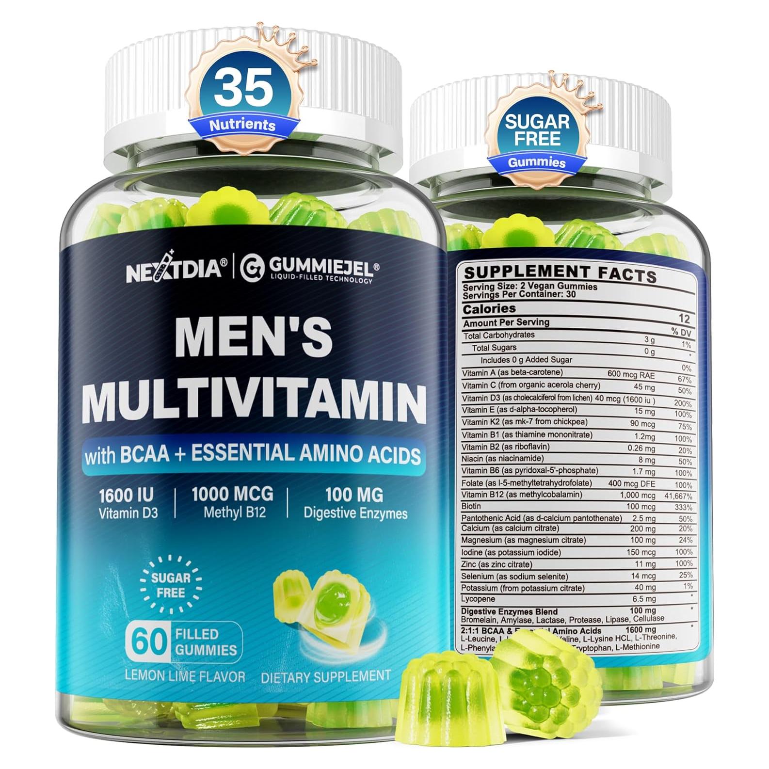Multivitaminas Metiladas para Hombres Nextdia 60 Gominolas