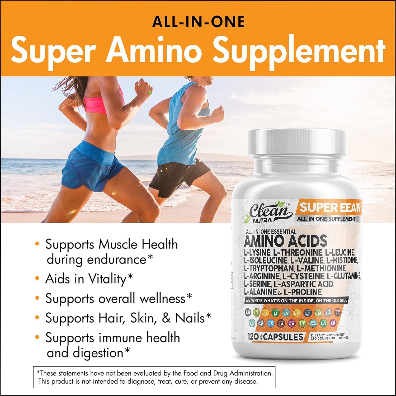 Suplemento Aminoácidos Clean Nutraceuticals 45g
