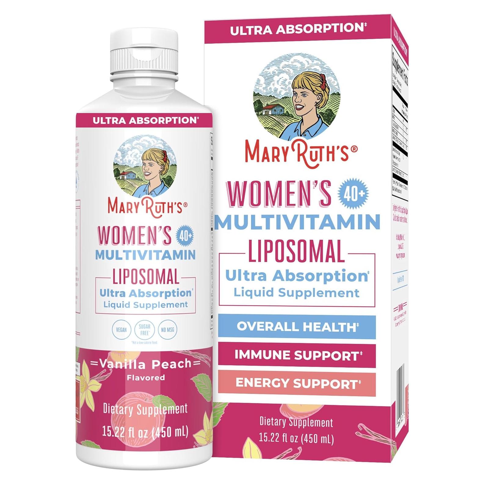 Multivitamina Liposomal MaryRuth para Mujeres 40+, 450 ml
