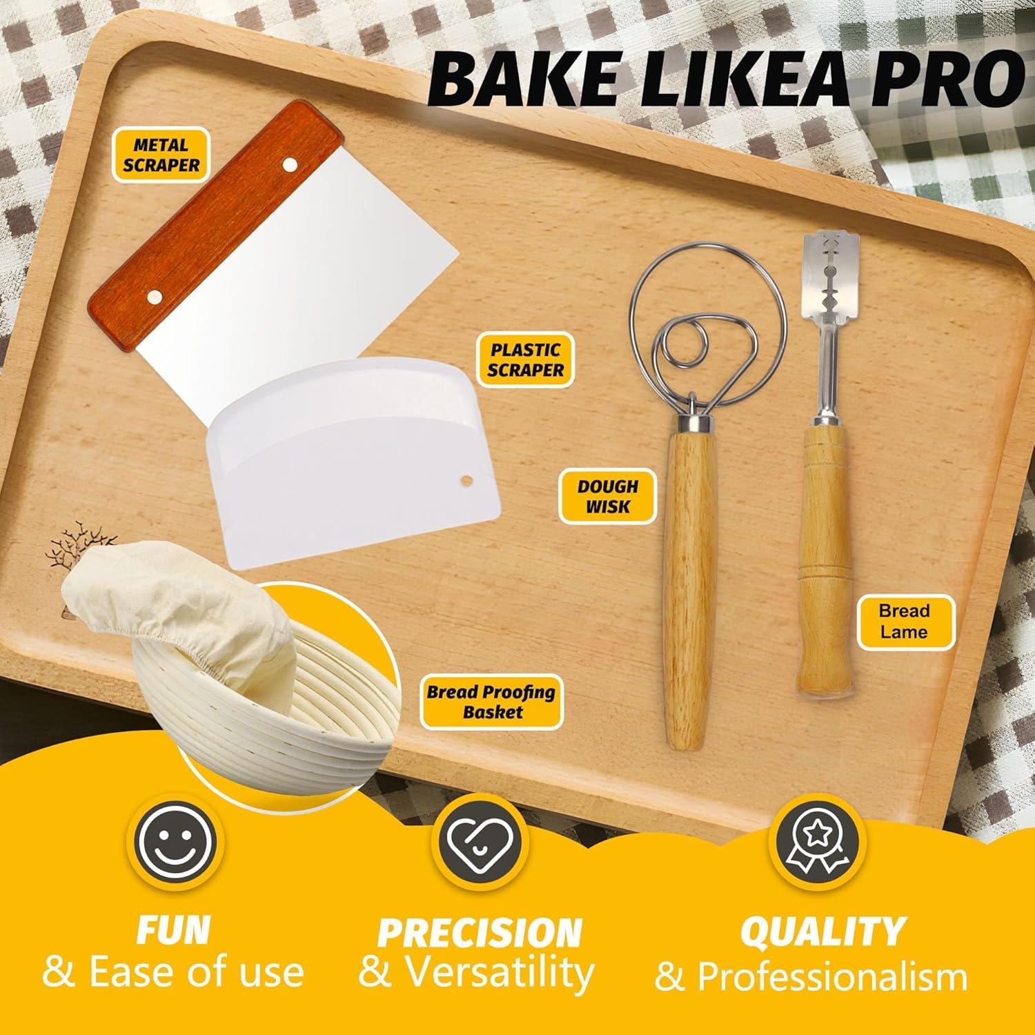 Horno de Pan LEADKooKers 5QT Hierro Fundido Esmaltado Rojo