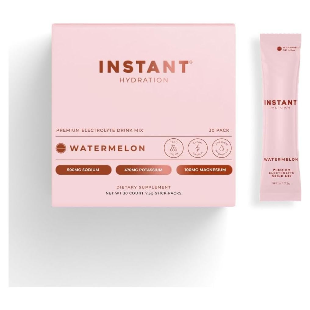 Polvo de Electrolitos Hidratación Instantánea Sandía 30 Palitos