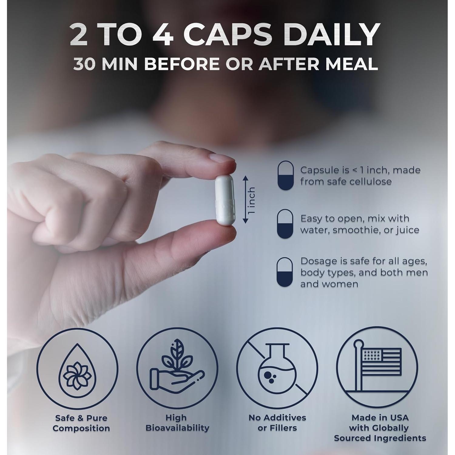 Suplemento Multimineral Biotech Solutions 120 Cápsulas