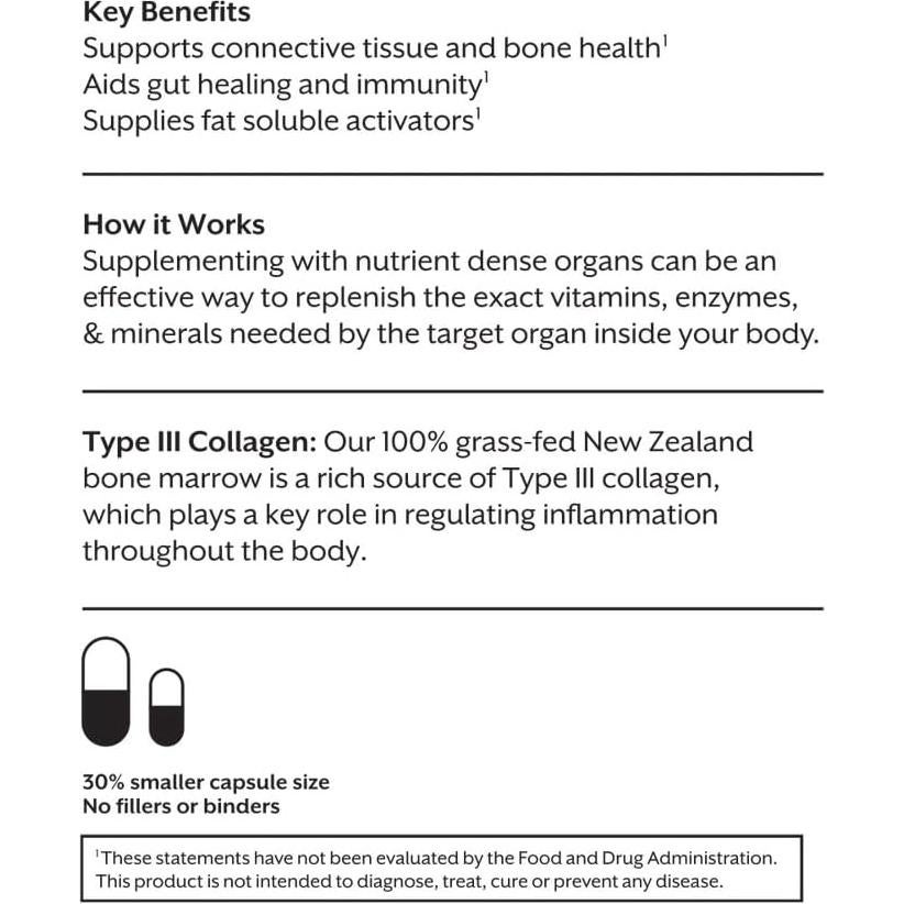 Suplemento de Médula Ósea ProMix Nutrition - 180 Cápsulas