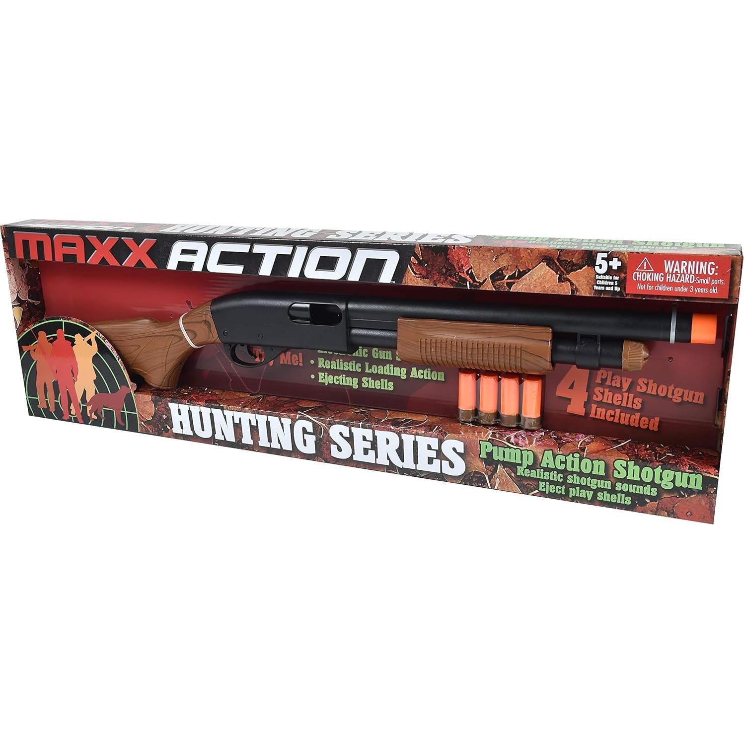 Blaster de Acción Maxx Action - Grano de Madera y Sonidos