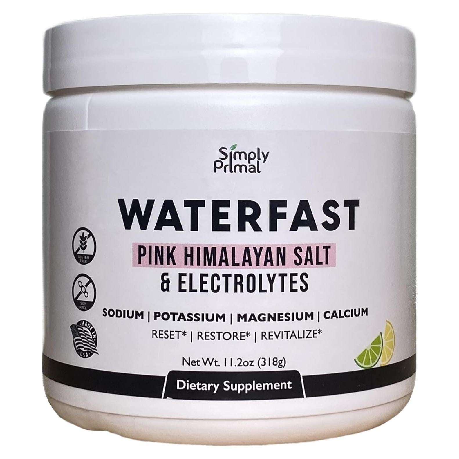 Polvo de Electrolitos Keto Waterfast - Limón Lima 320g