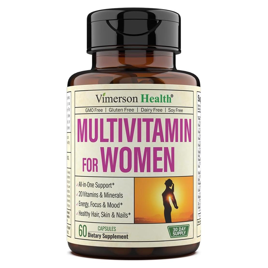 Multivitamina Diaria para Mujeres Vimerson 60 Cápsulas