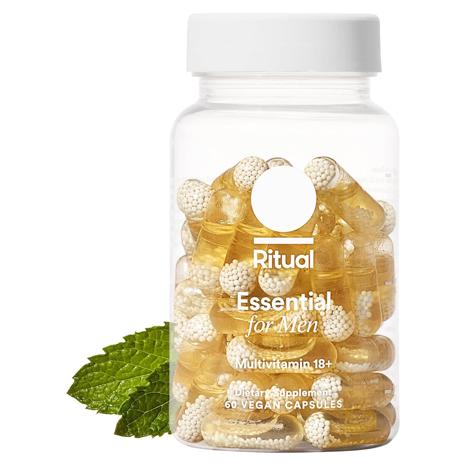 Multivitamina Ritual para Hombres 18+ con Zinc y Omega-3