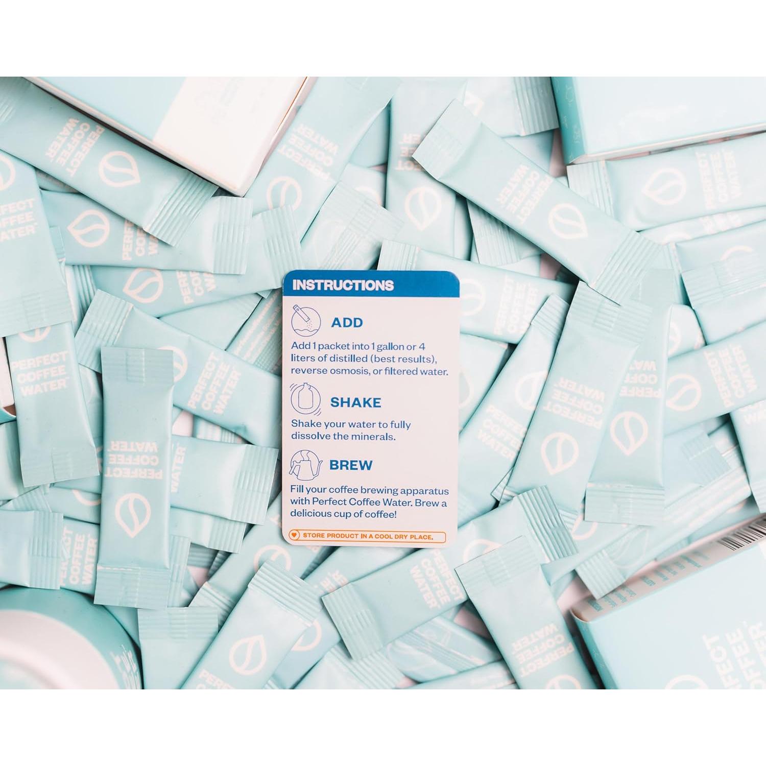 Minerales para Agua de Café Agua Perfecta 20 Stick 4L