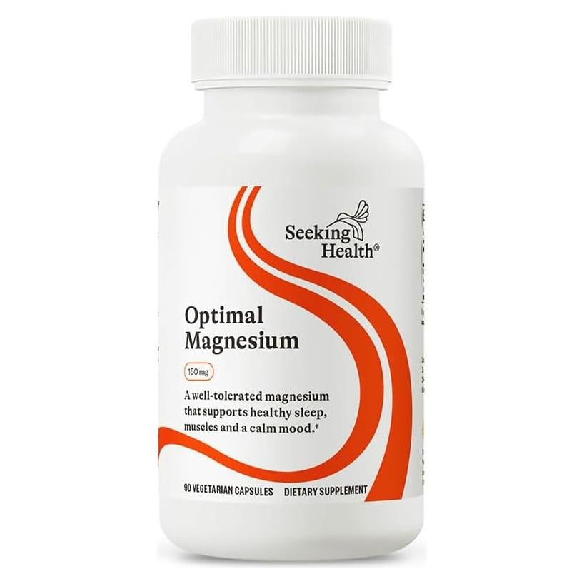 Suplemento de Magnesio Óptimo Seeking Health 150 mg 90 Cápsulas