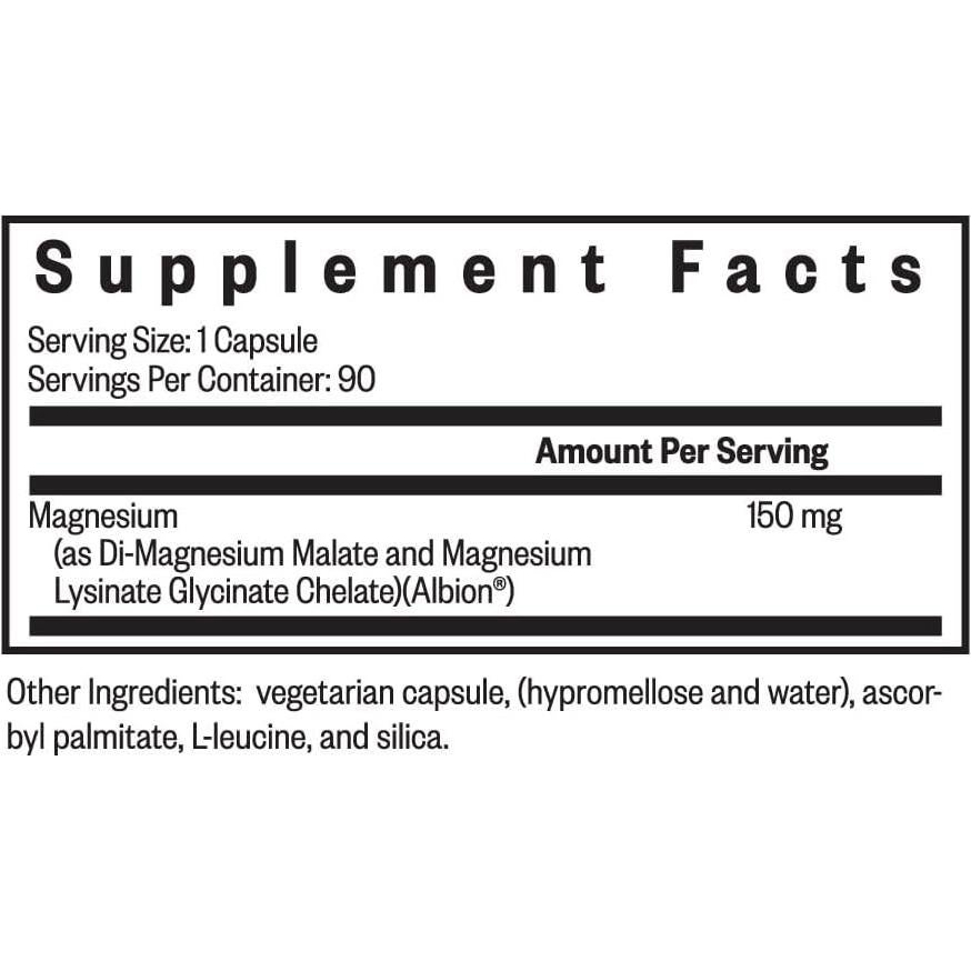 Suplemento de Magnesio Óptimo Seeking Health 150 mg 90 Cápsulas