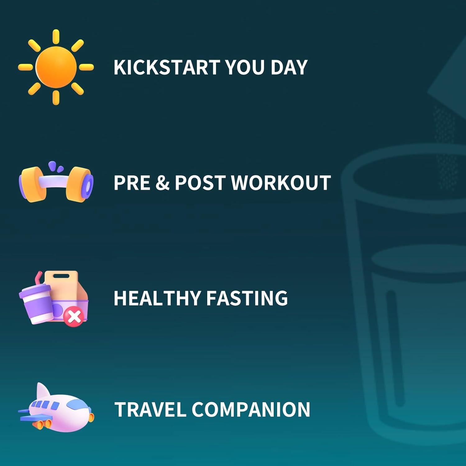 Paquete de Polvo de Electrolitos OZENKE 30 Porciones Sin Azúcar