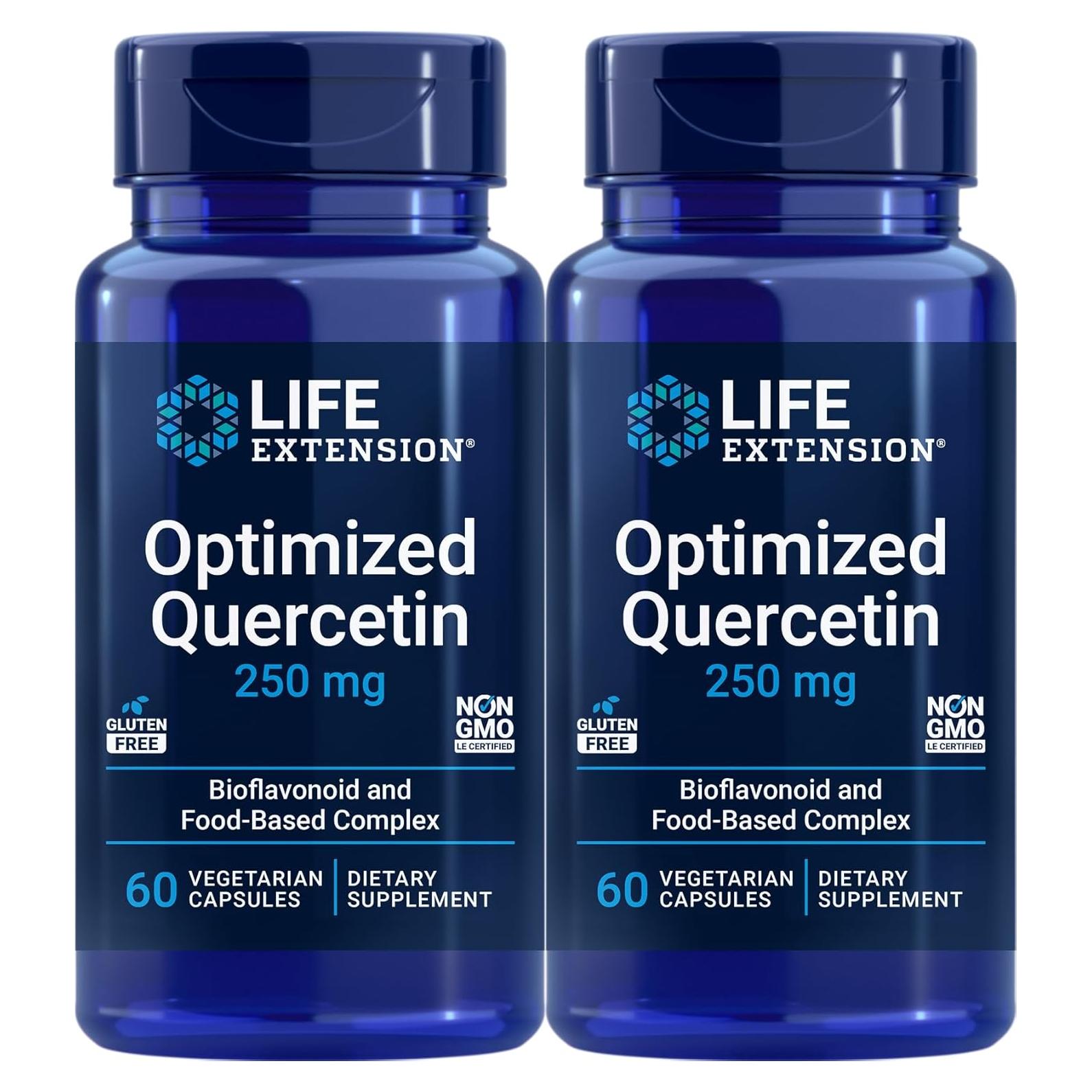 Quercetina Optimizada Life Extension 60 Cápsulas Vegetarianas