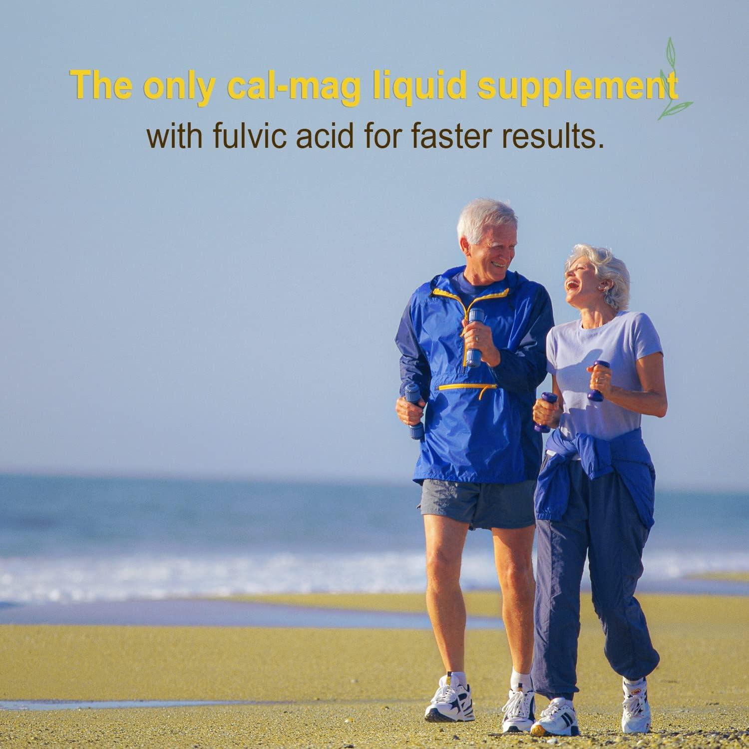 Suplemento Líquido Calcio Magnesio Vital Earth 946 ml