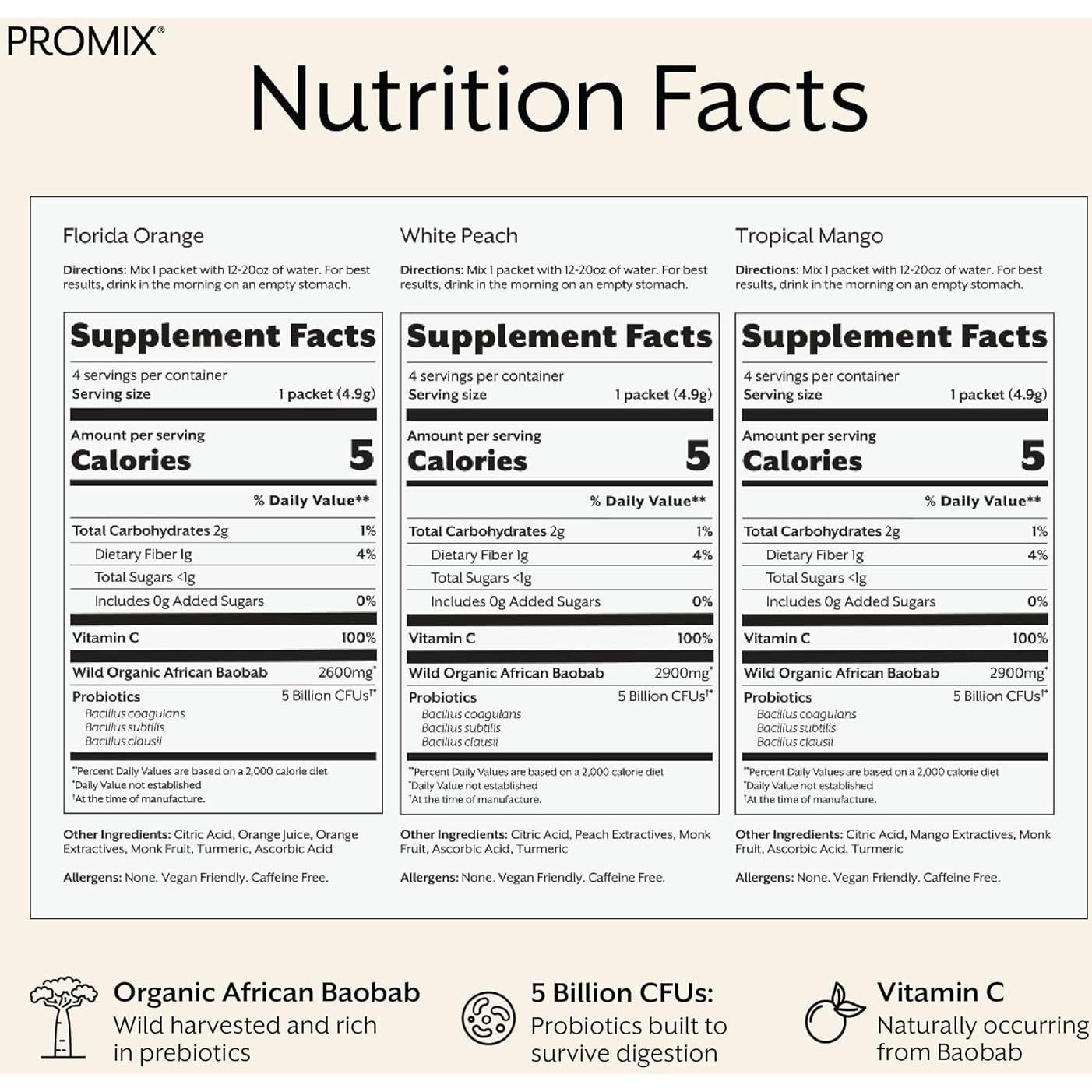 Suplemento Inmunológico ProMix Nutrition 12 Porciones