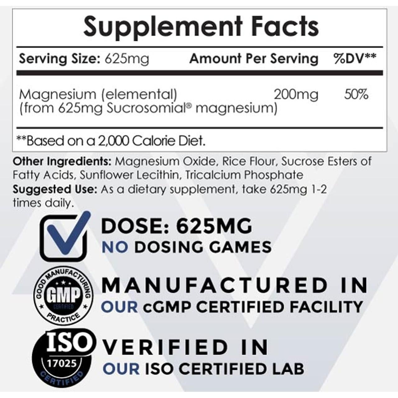Suplemento de Magnesio Sucrosomial Nootropics Depot 30g